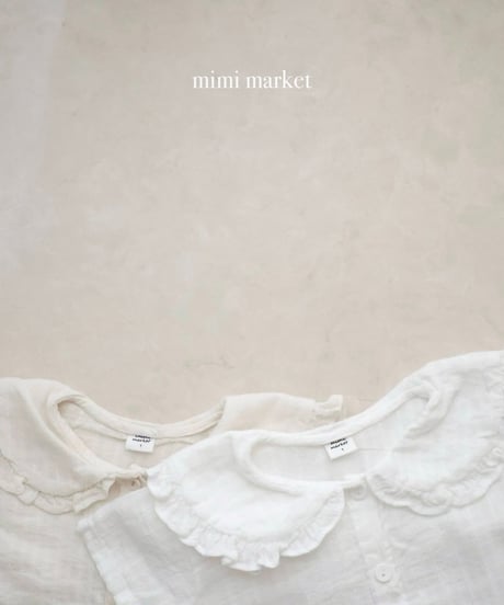 【即納】 moel collar blouse