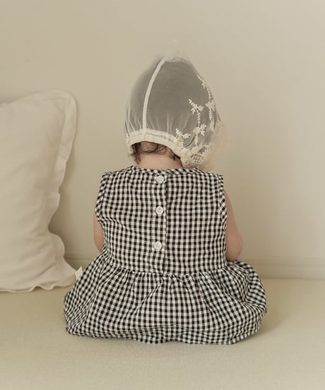 【即納】  bebe gingham check set up