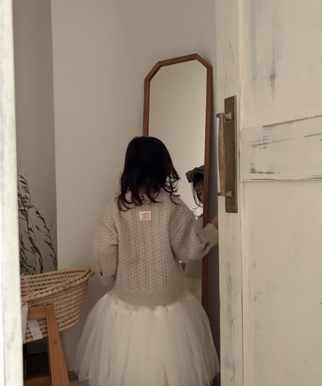 【即納】vanilla tulle skirt