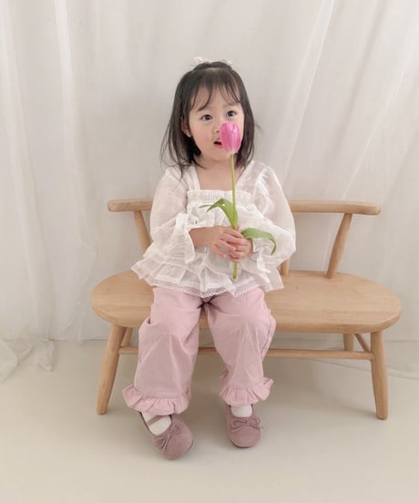 再入荷 【即納】 heart frill pants
