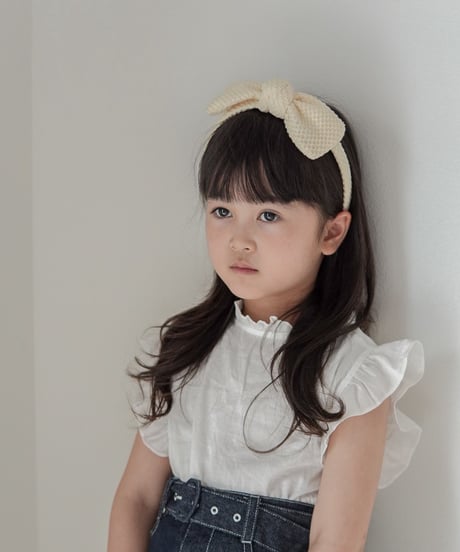 【即納】 lace pintuck blouse