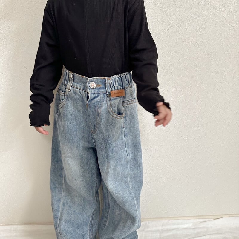 再入荷【即納】vintage denim pants | heure ( ウール ) 海外子供...