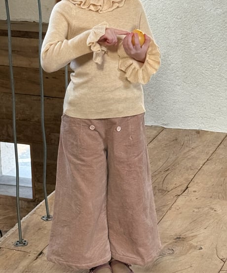 【即納】 button corduroy pants