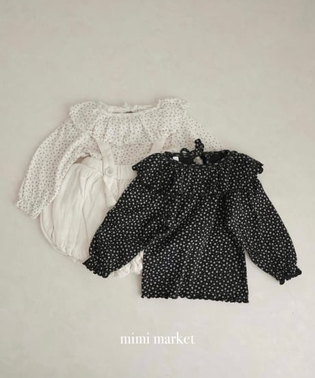 【即納】 dia fril collar tee