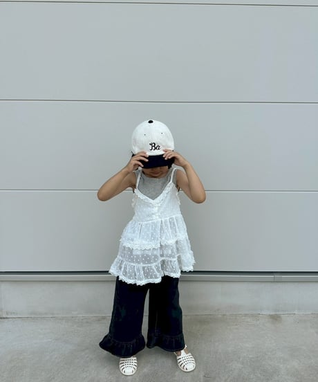 【即納】 tulle camisole tunic