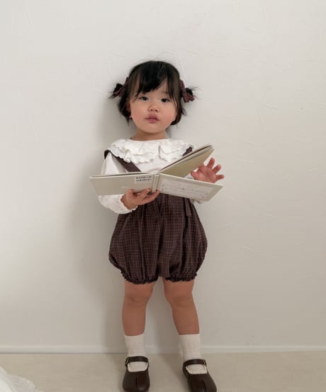 【即納】  lala check suspender