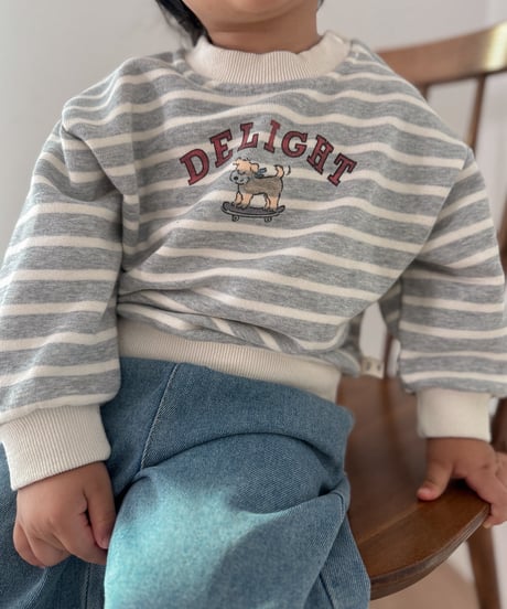 【即納】 soft denim pants