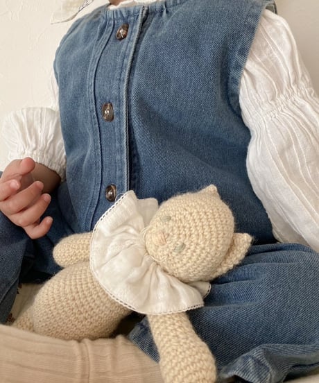【 即納】denim jump suit