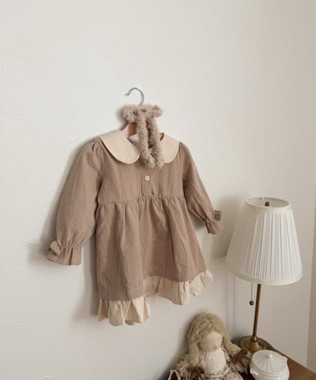 【即納】milky frill onepiece