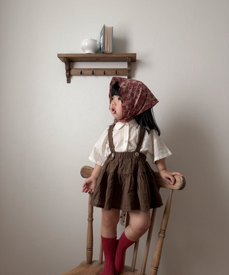 子供服　　ひななさん専用です 即納】 hana cancan skirt | heure ( ウール ) 海外子供服セレク