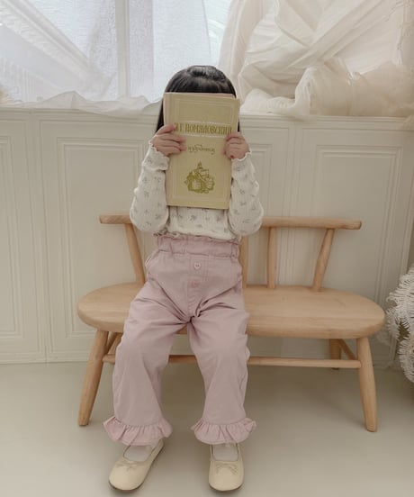 再入荷 【即納】 heart frill pants
