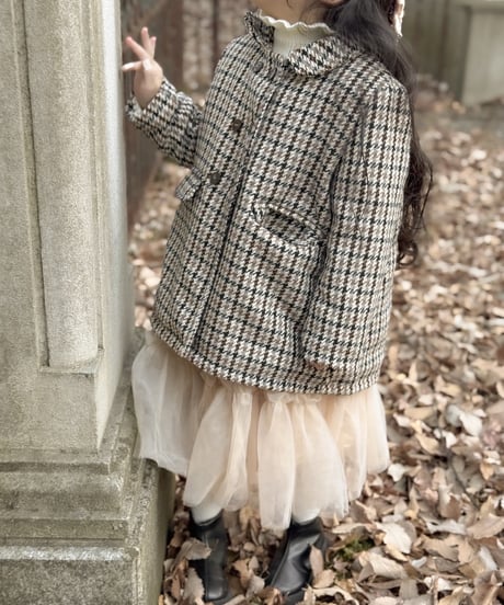 再入荷【即納】tulle skirt / beige