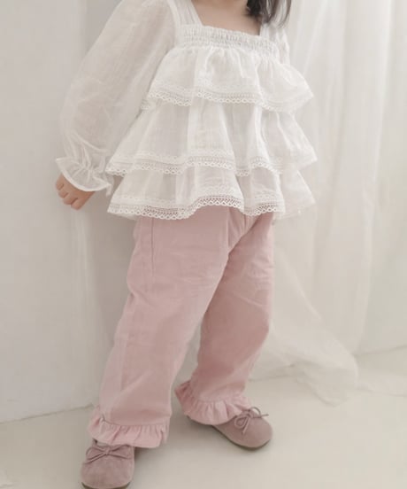 再入荷 【即納】 heart frill pants