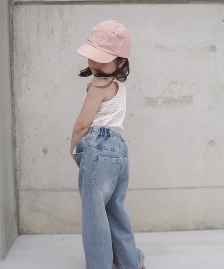 再入荷【即納】peach tag denim