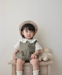 【即納】 ola check rompers