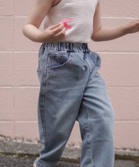 再入荷【即納】peach tag denim