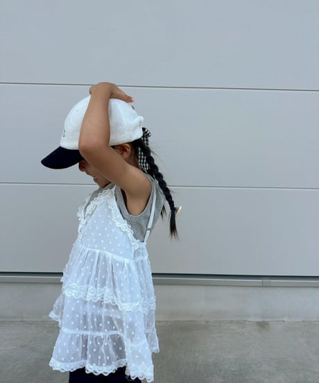 【即納】 tulle camisole tunic
