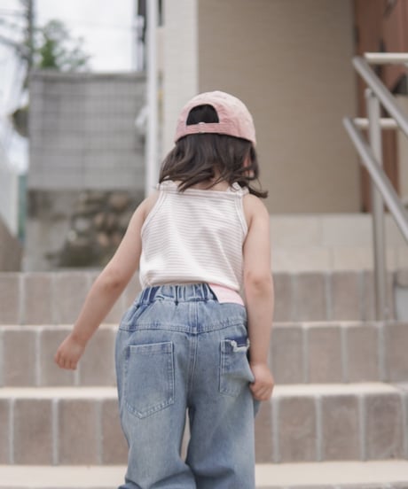 再入荷【即納】peach tag denim