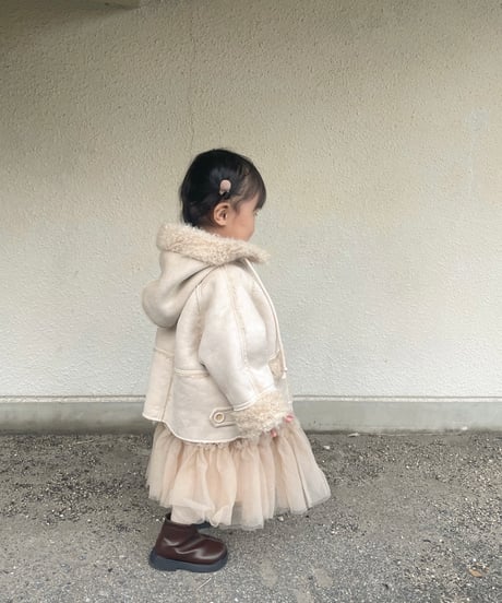 再入荷【即納】tulle skirt / beige