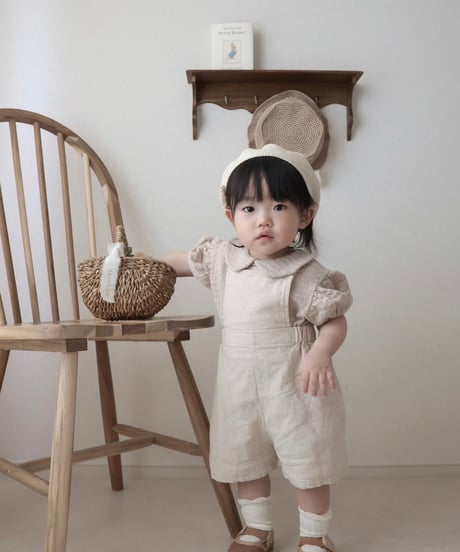 【即納】  knit puff tee