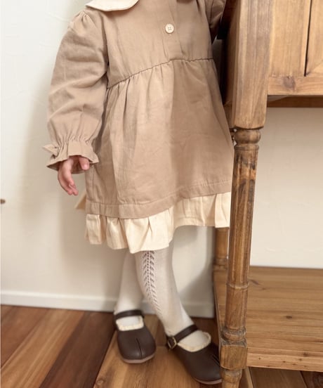 【即納】milky frill onepiece