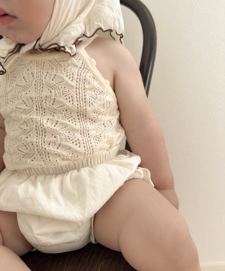 再入荷【 即納】crochet camisole tops