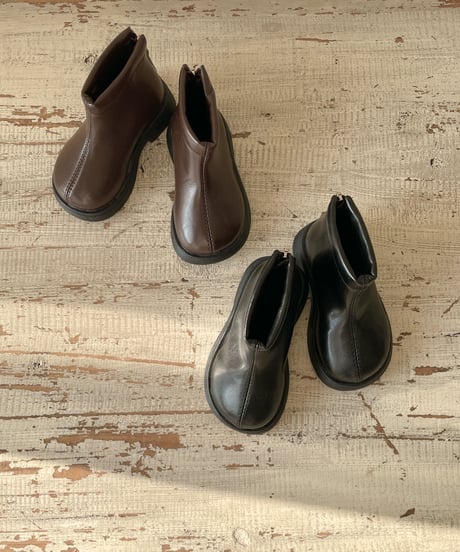 【 即納】short boots ( black / brown )