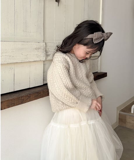 【即納】vanilla tulle skirt