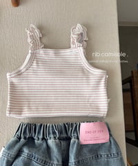 再入荷【即納】rib camisole