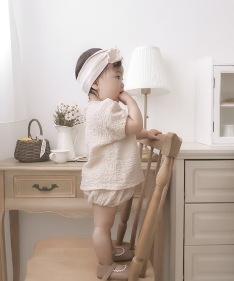 【即納】  wrinkle blouse