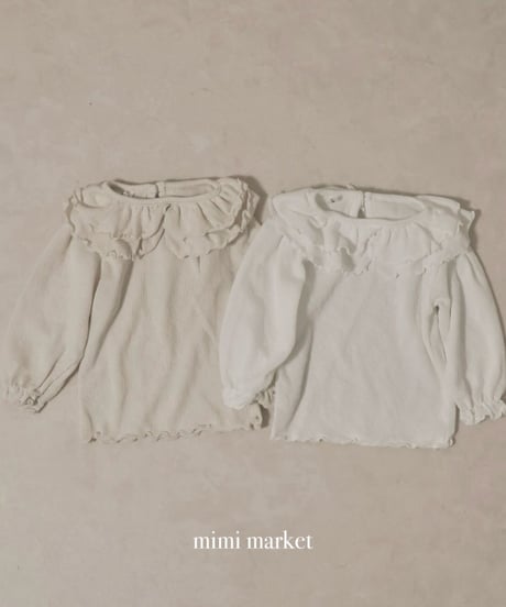 【即納】double collar tee