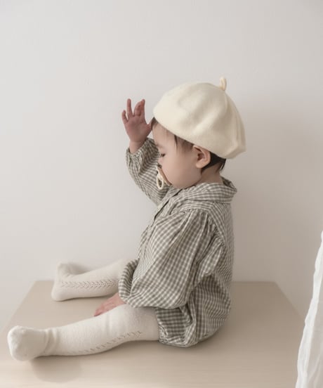 【即納】 check collar suit