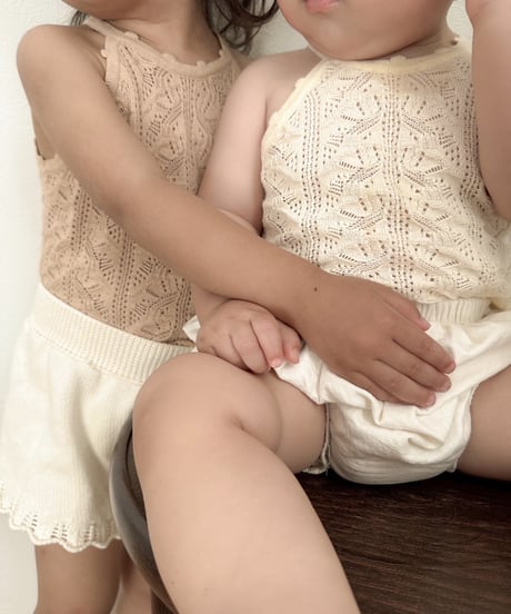 再入荷【 即納】crochet camisole tops