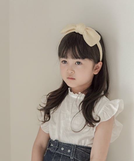 【即納】 lace pintuck blouse