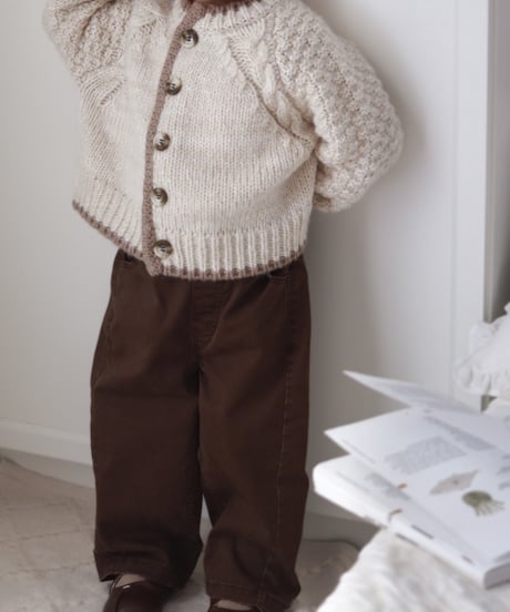 【即納】 roast chocolate denim pants