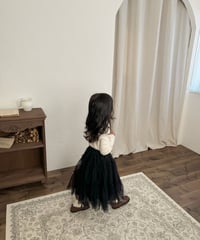 再入荷【即納】tulle skirt  / black