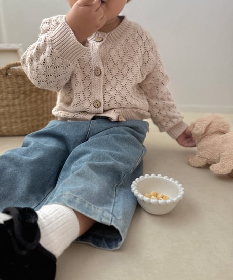 【即納】 soft denim pants