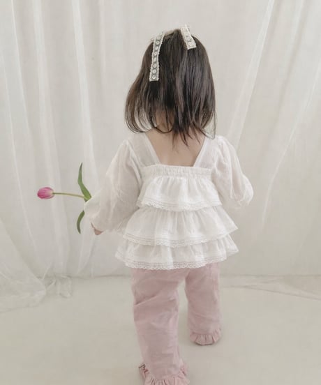 再入荷 【即納】 heart frill pants
