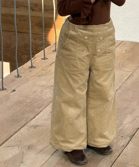 【即納】 button corduroy pants