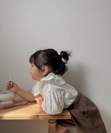 【即納】 duel collar blouse