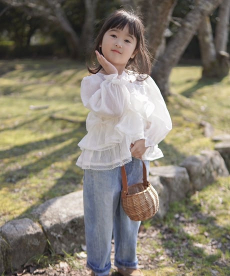 【再入荷】ruffle blouse