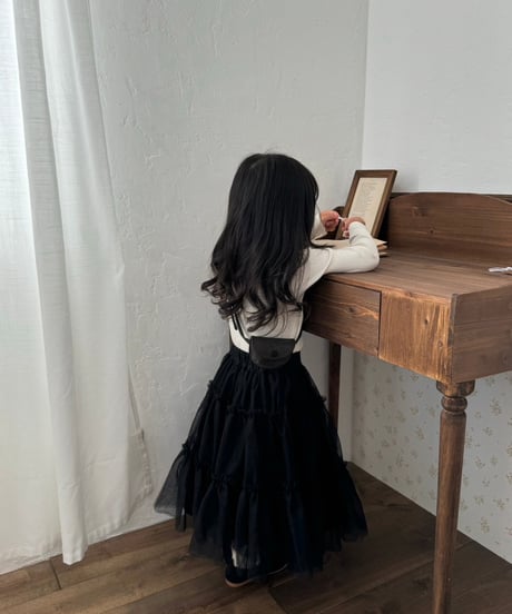 再入荷【即納】tulle skirt  / black