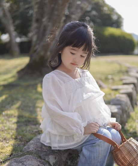 【再入荷】ruffle blouse