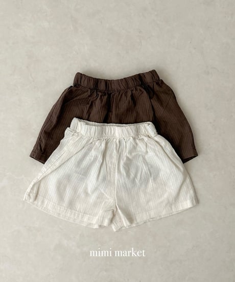 【即納】linen short pants
