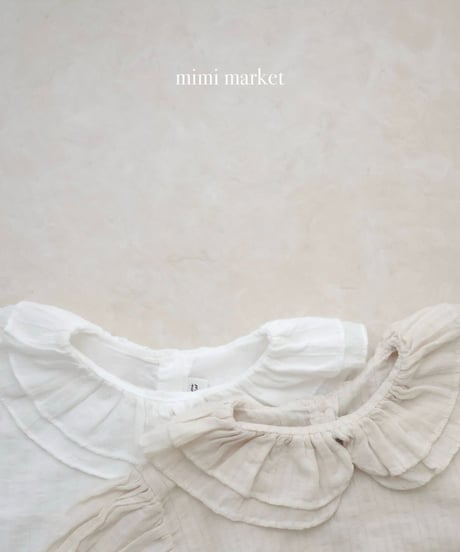 【即納】 duel collar blouse