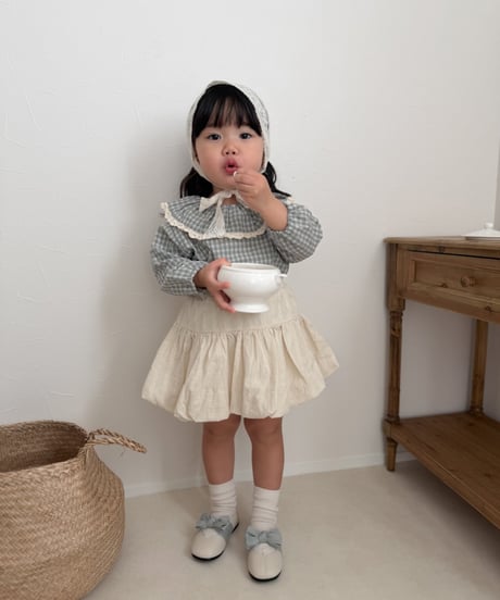 【即納】 torson frill blouse