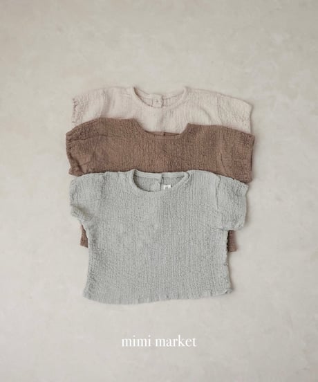 【即納】  wrinkle blouse
