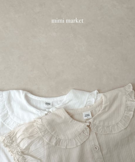 【即納】 bella collar blouse