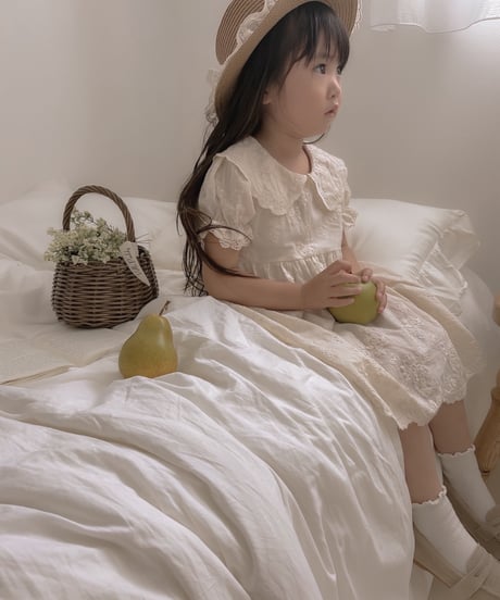 【即納】  blanc flower onepiece