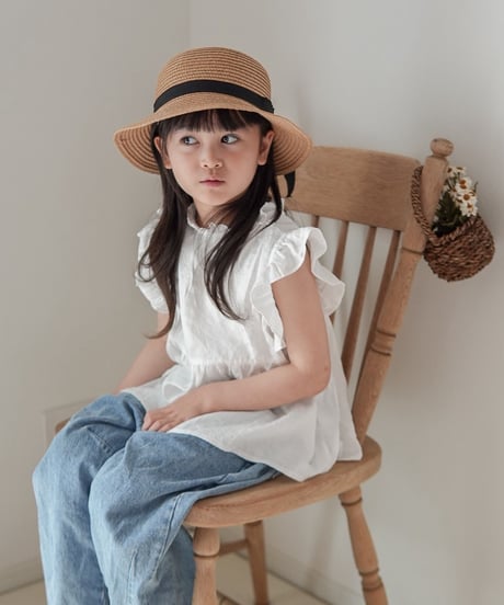 【即納】 lace pintuck blouse